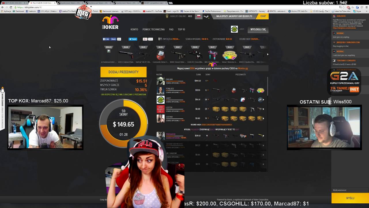 Jackpot - Ukąsiła! Twitch.tv/Brunecia