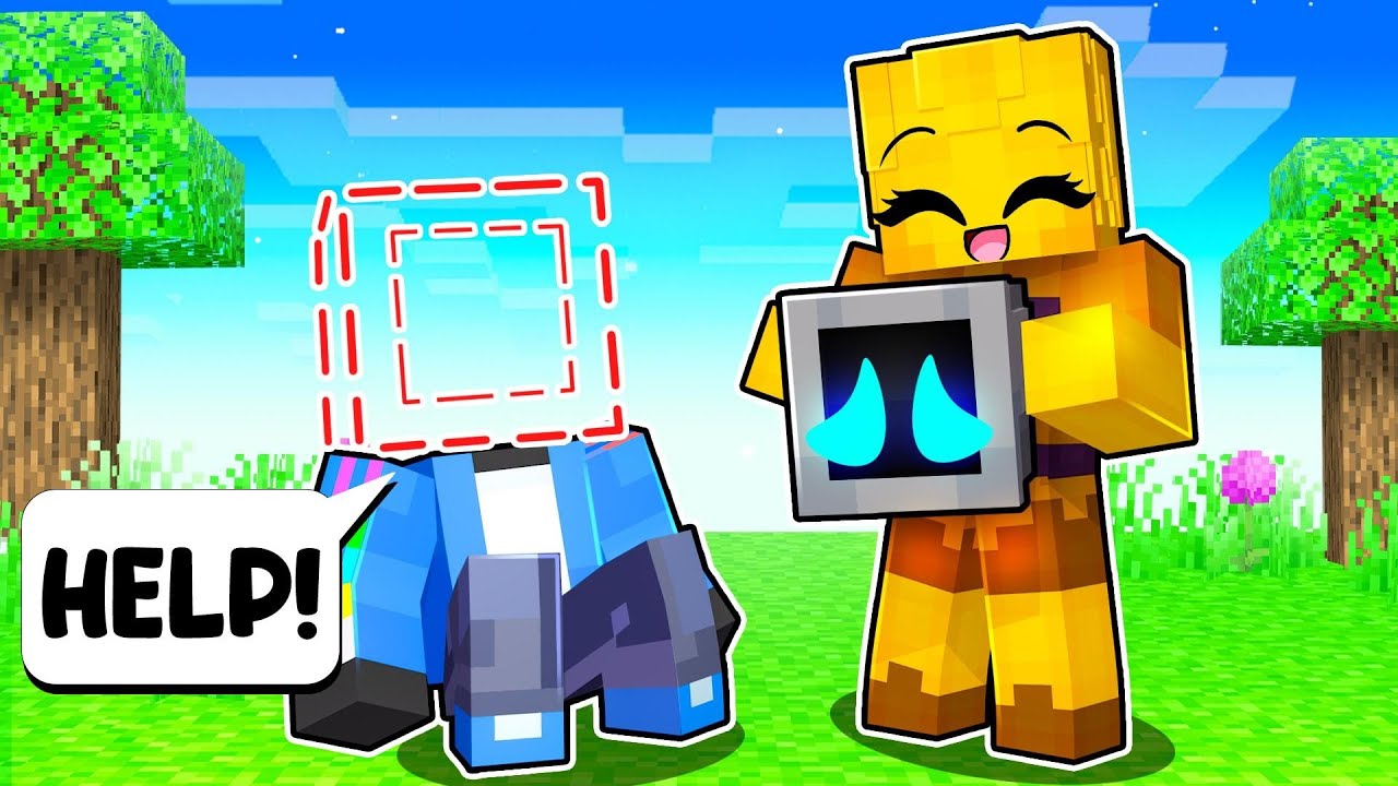 Stealing TeeVee Body Parts to Upgrade in Minecraft!