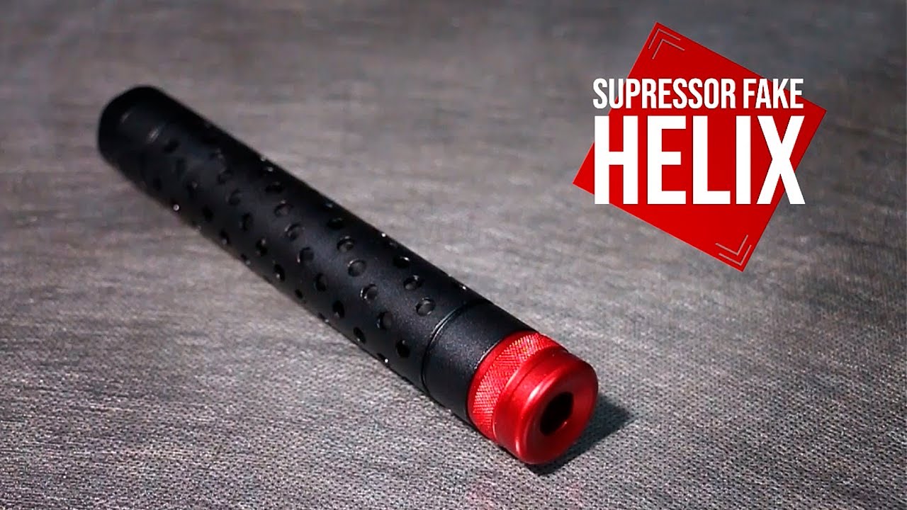 Supressor HELIX para AEG (Airsoft) - Quickshot