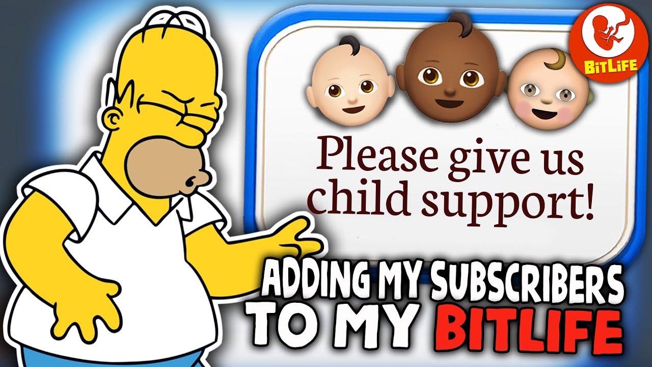 I added my subscribers as kids in Bitlife and it was a horrible mistake...