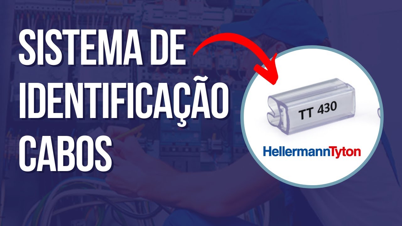 Sistema de identificação de cabos CarryMark Slim - HellermannTyton