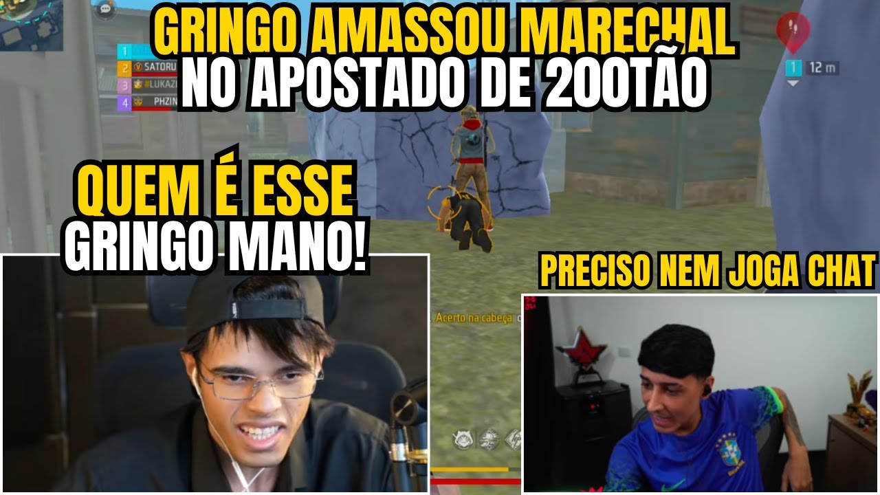 MARECHAL PERDEU DE VIRADA PRA ESSE GRINGO QUE ESTAVA NO TEAM DO BAK!!!