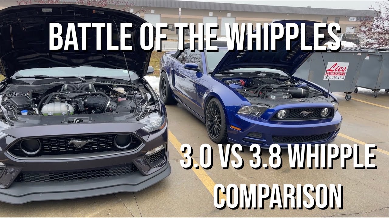 3.0 Whipple mustang vs 3.8 Whipple Mustang