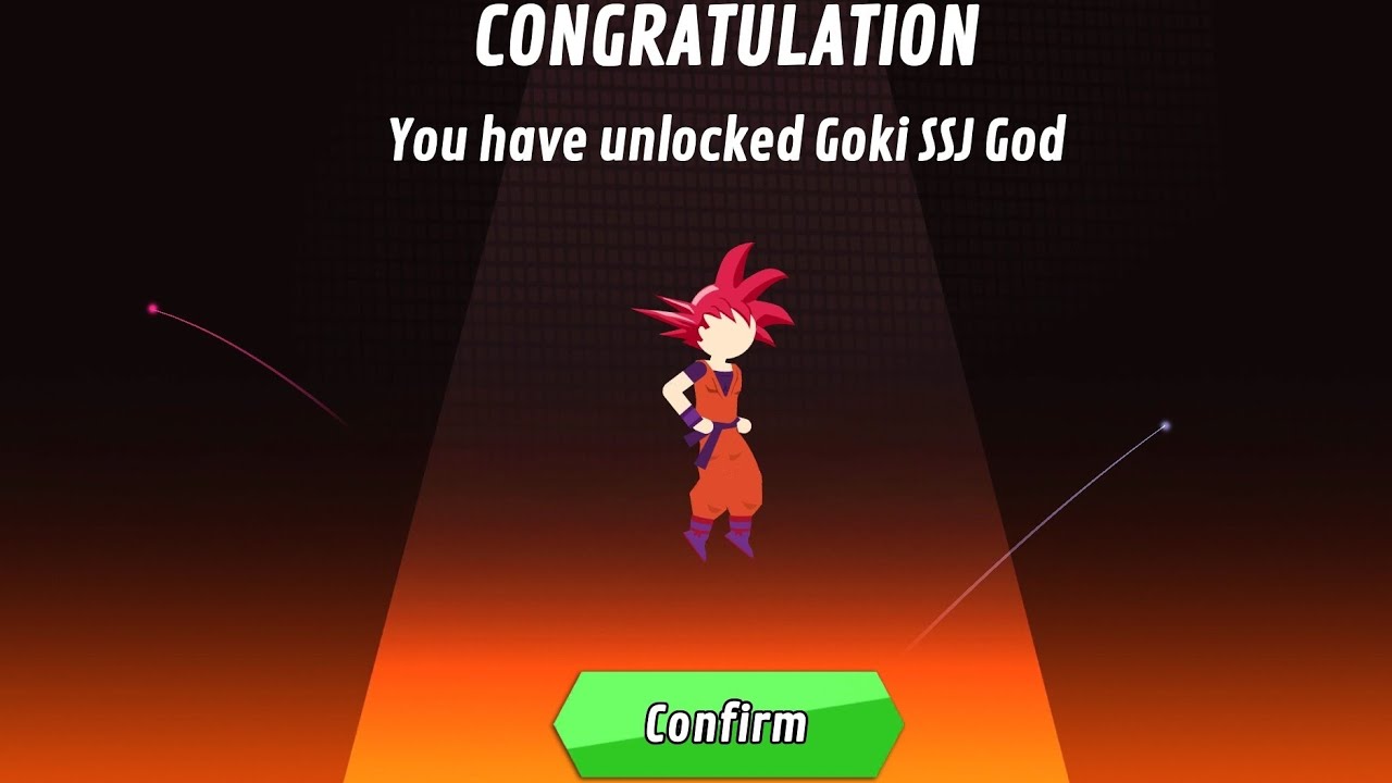 Stick hero fighter : Unlock Goku SSJ God