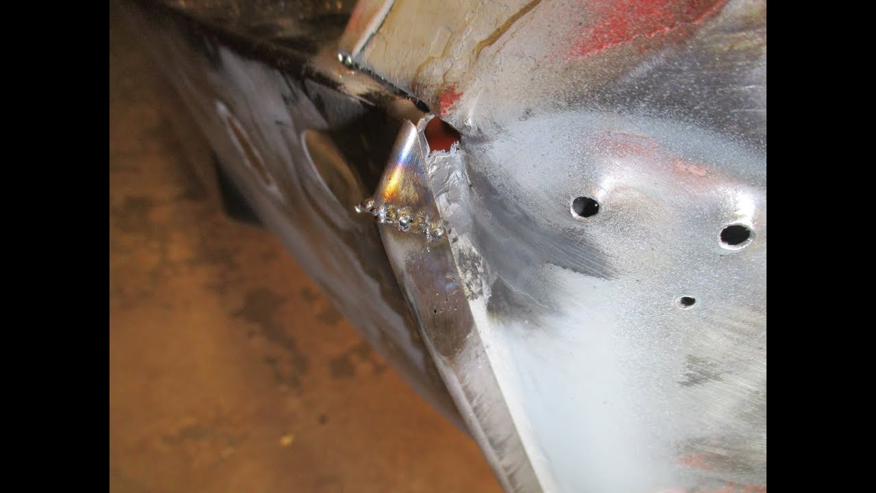 Triumph Spitfire Restoration - Weld Clean Up