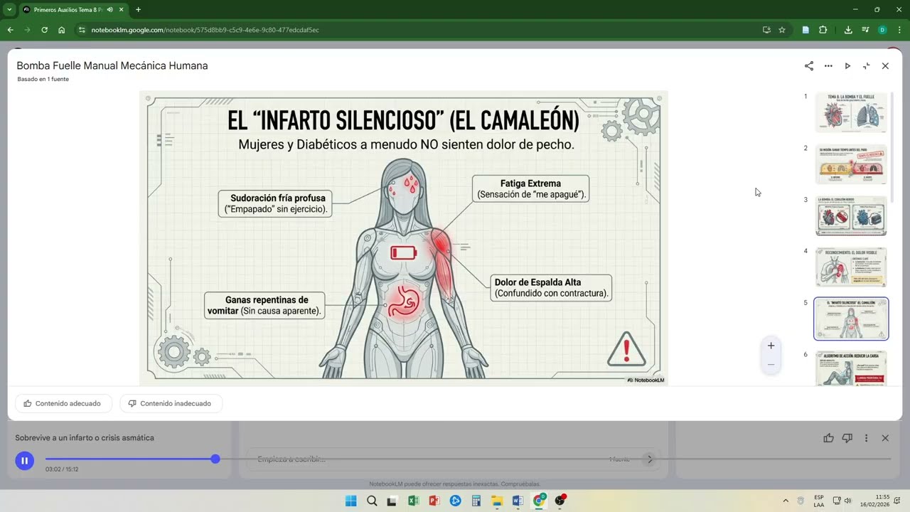 Primeros Auxilios 2026 Tema 8  Infarto y Asma  Audio y Visual 1