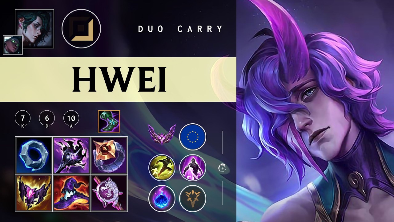 Hwei Carry vs Xayah - EUW Master Patch 26.04