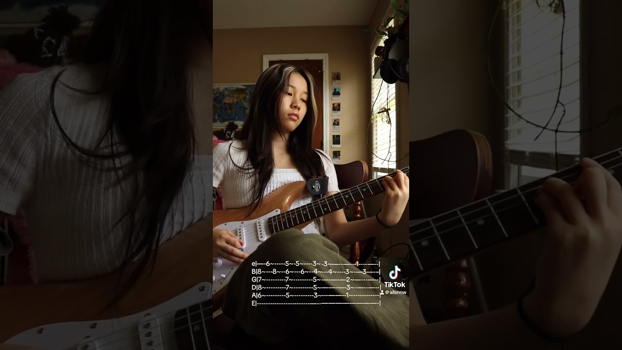 Simple 4 chords!! Lo Que Siento by Cuco Tabs #guitar #guitartabs #loquesiento #cuco #indiemusic