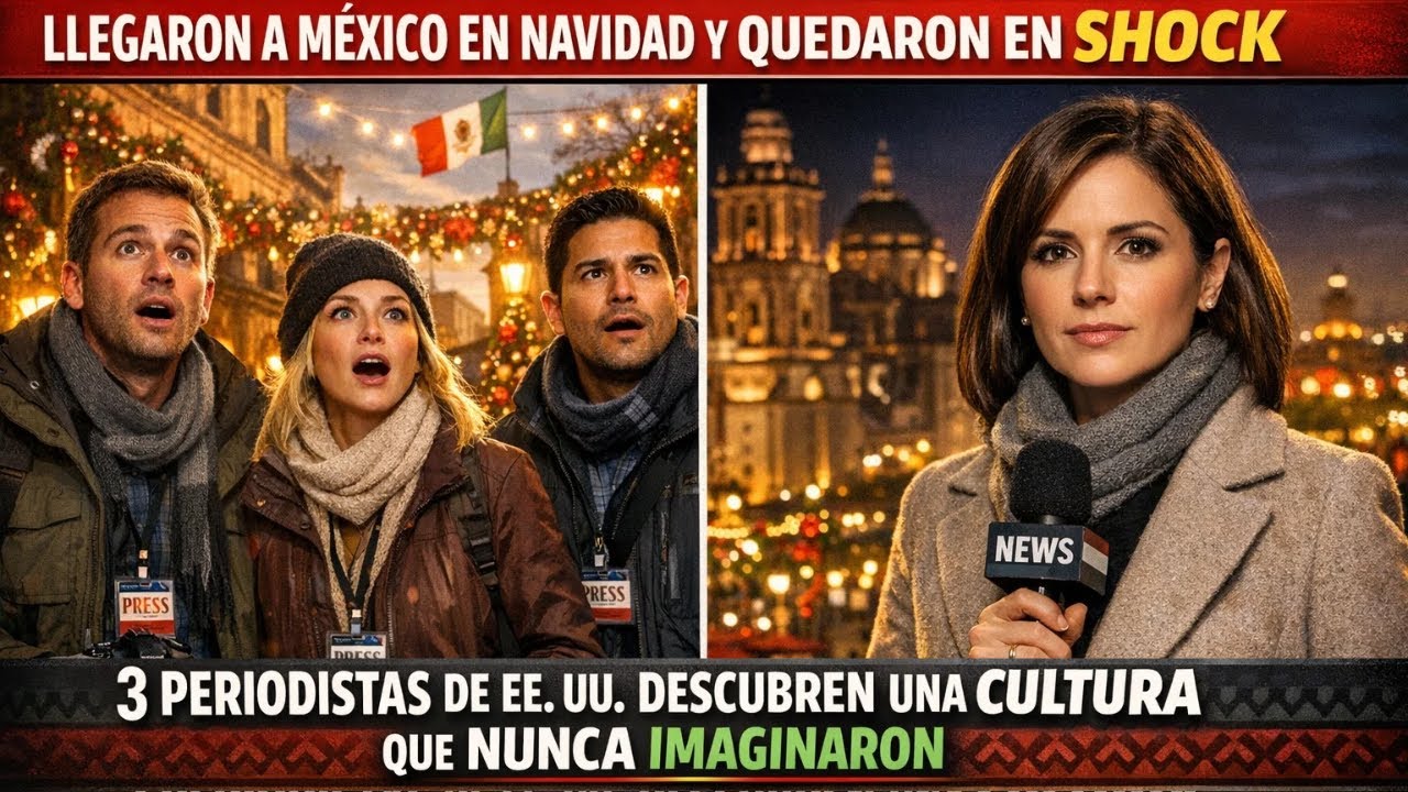 Al llegar a MÉXICO en Navidad, tres periodistas de EE. UU. descubren una cultura que nunca imaginaro