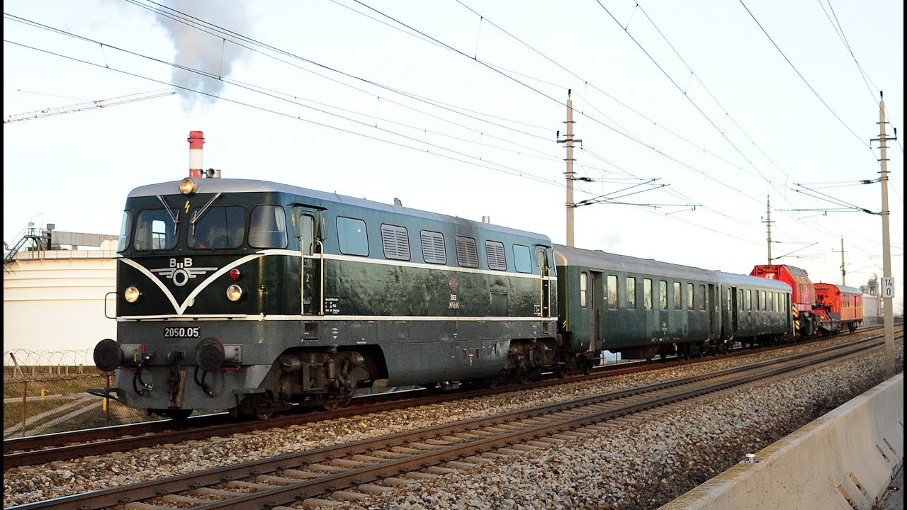 ÖGEG ehemalig ÖBB 2050.05 und ÖBB 1141.21 u. Kranwagen EDK 750 81 ÖBB 9766 060-4 zvg. R.D. 15.2.2021