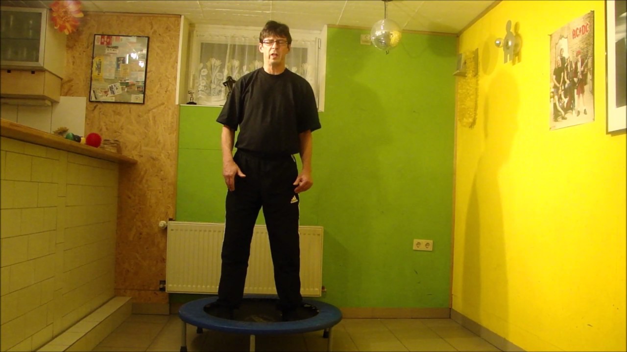 Sport für zuhause Minitrampolin  Parkinson / MS / Schlaganfall