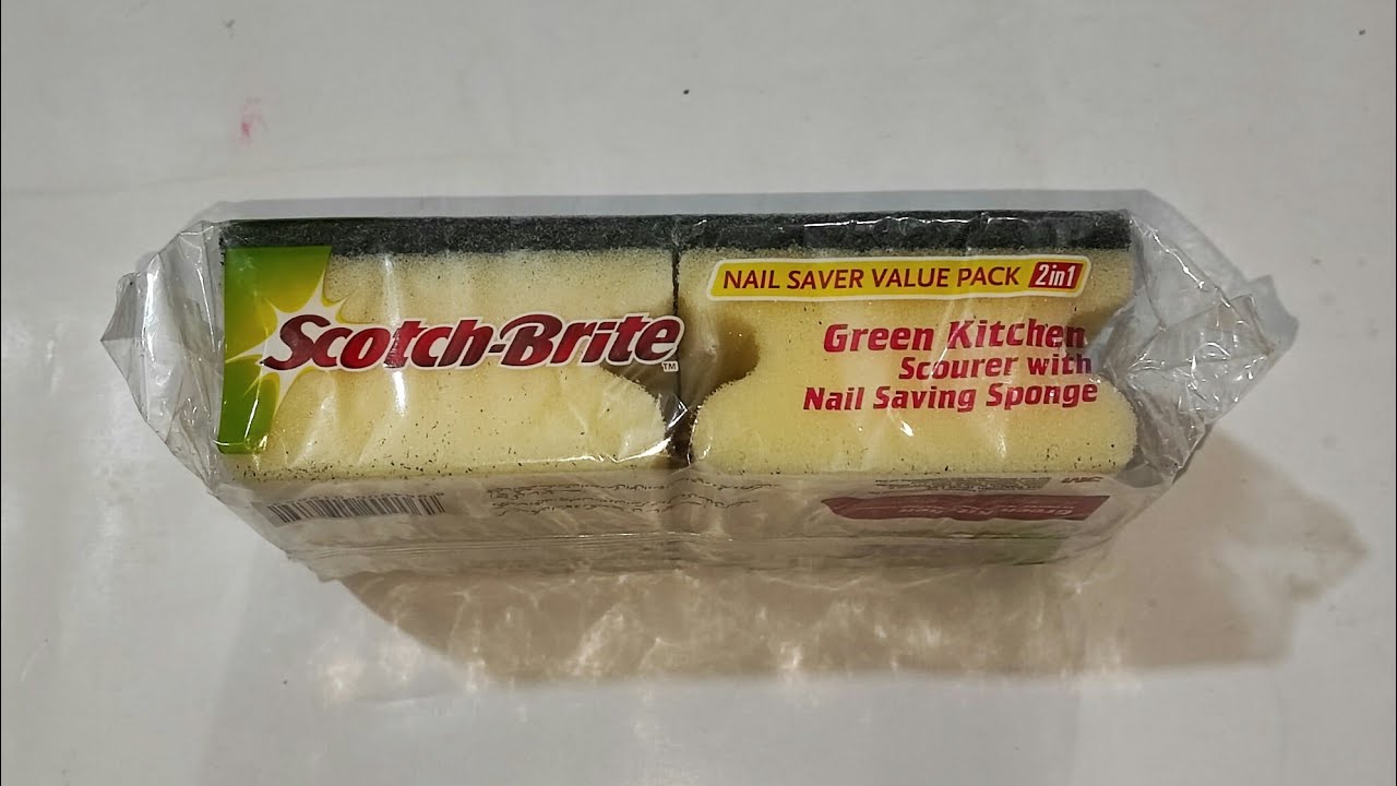scotch brite sponge unbox review