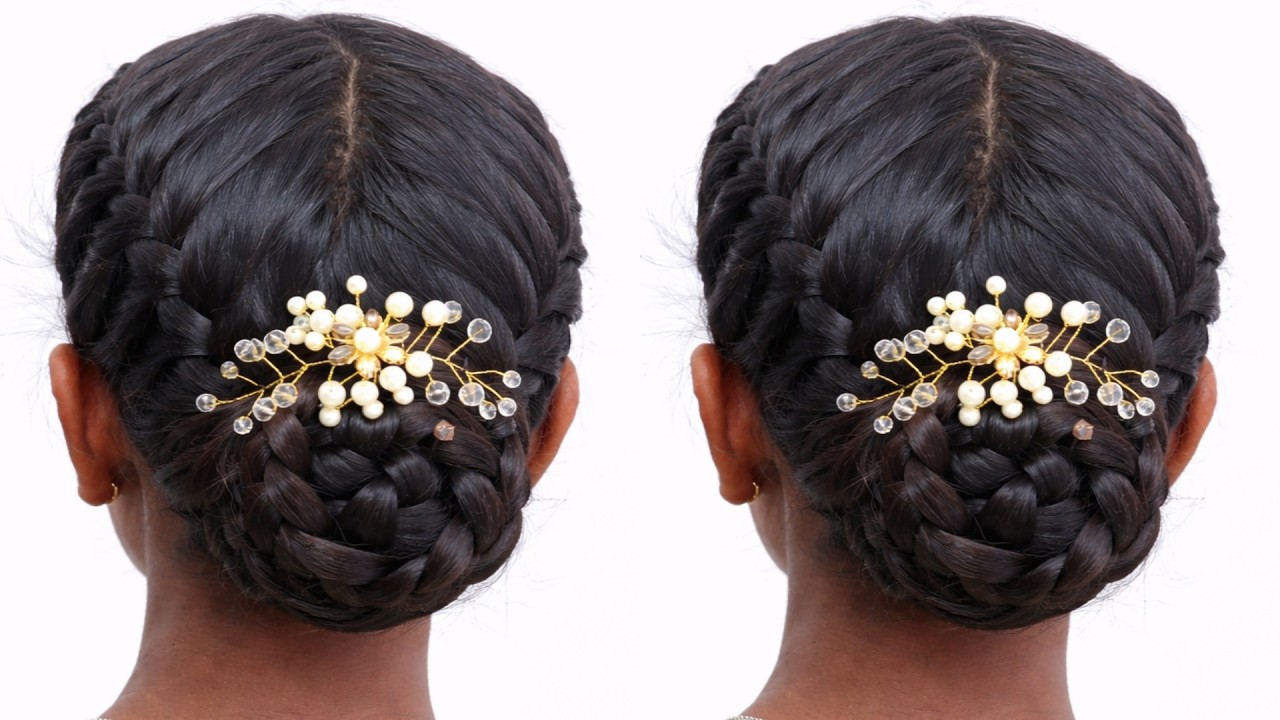 Easy & Simple Ponytail Bun Hairstyle Tutorial | Hairstyle for birthday girl | Hairstyle for everyday