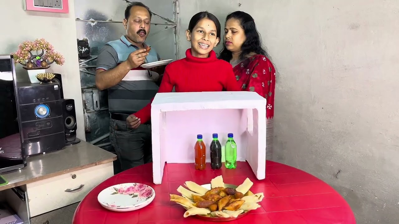 সঠিক কালার বেছে নাও আর সুস্বাদু পিঠে তুলে নাও🤤funny challenge 