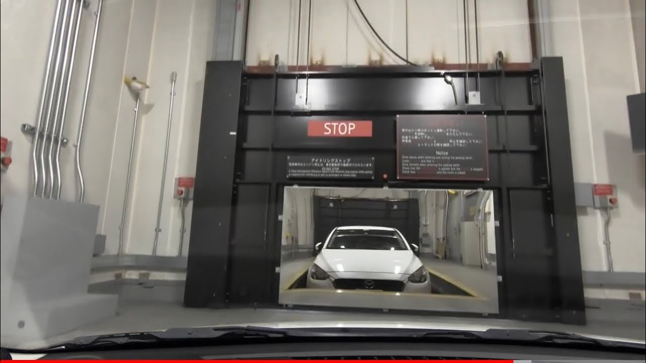 [CYBERPUNK]TOKYO PARKING 東京ガーデンスクエア 機械式駐車場 入出庫の様子