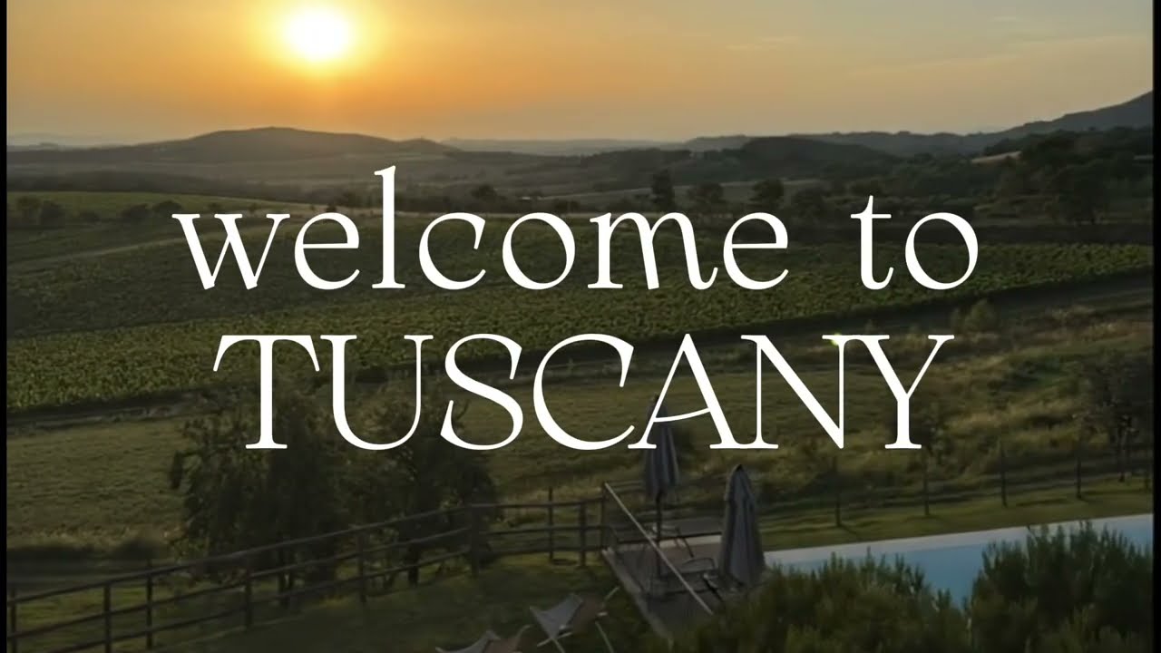 ✨ Warm Sunrise Over The Tuscan Hills || Tuscany, Italy || 30 minutes of Peace ☁️ 