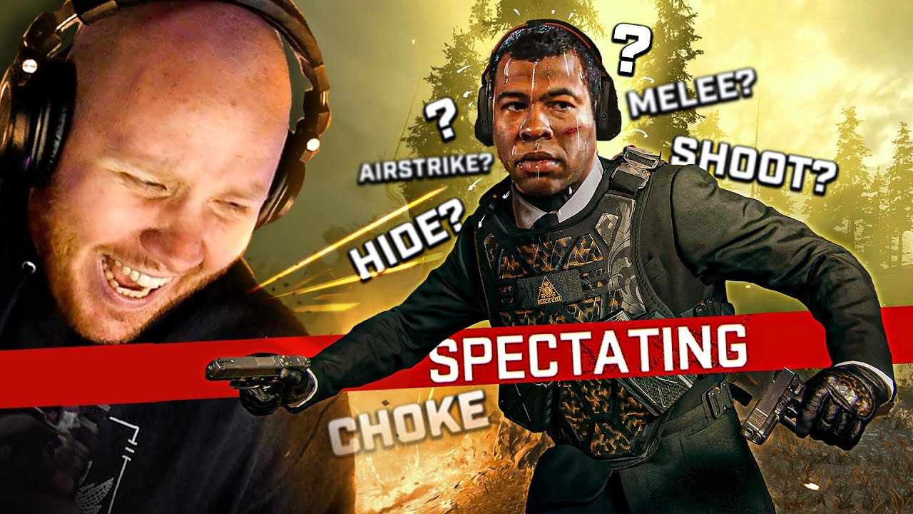 SPECTATING THE DUMBEST PLAYER IN WARZONE