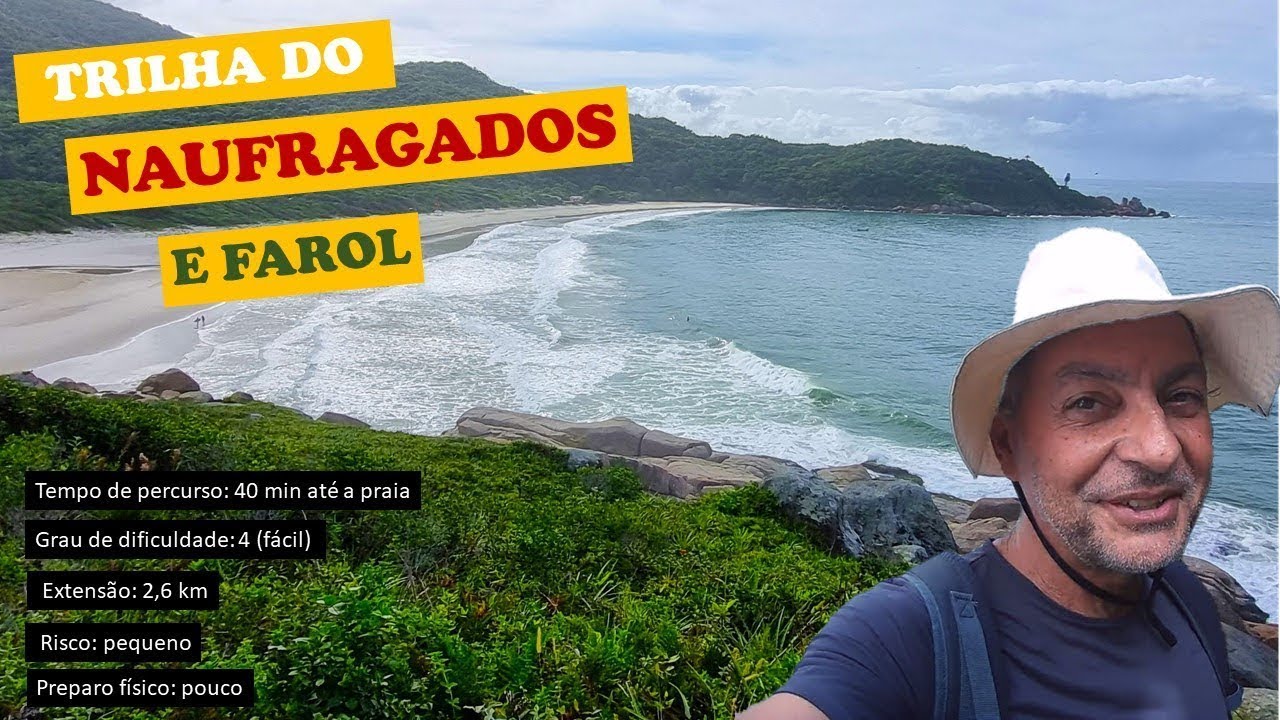 Trilha praia de Naufragados e Farol de Naufragados em Florianópolis