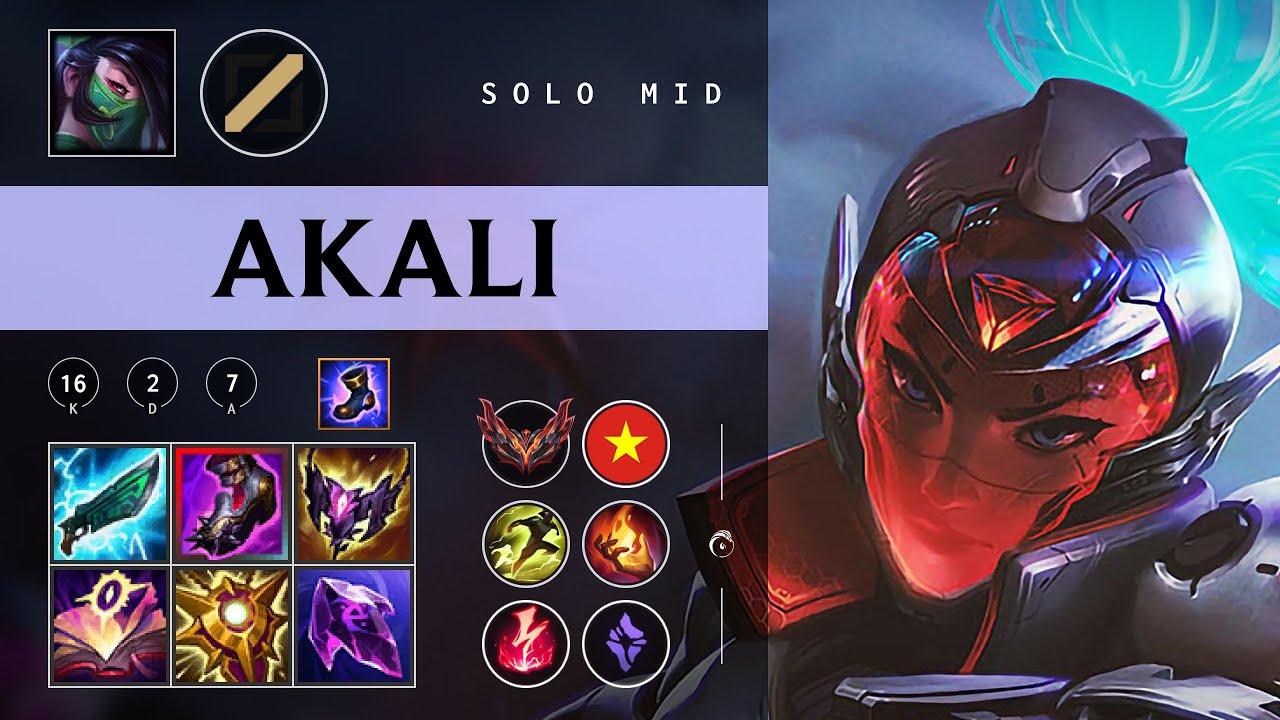Akali Mid vs Hwei - VN Grandmaster Patch 26.01