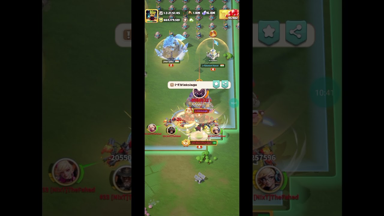 Enemy Buster S63 Vs S33 | The most powerful Man in Dark War Survival | N!XT Fahad Chasing state 63