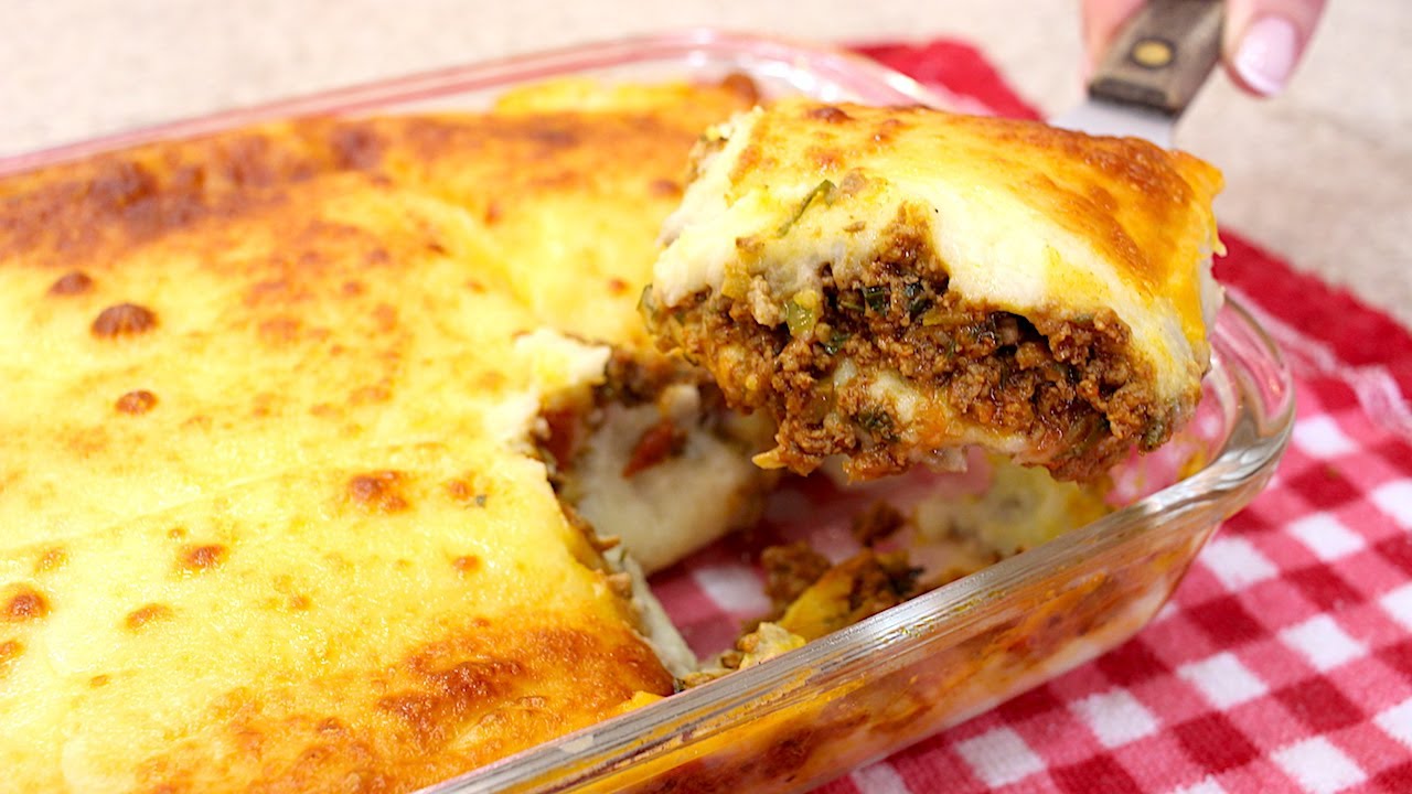 ESCONDIDINHO DE CARNE MOÍDA - SUPER FÁCIL e DELICIOSO - CREMOSO - REFEIÇÃO COMPLETA- Isamara Amâncio