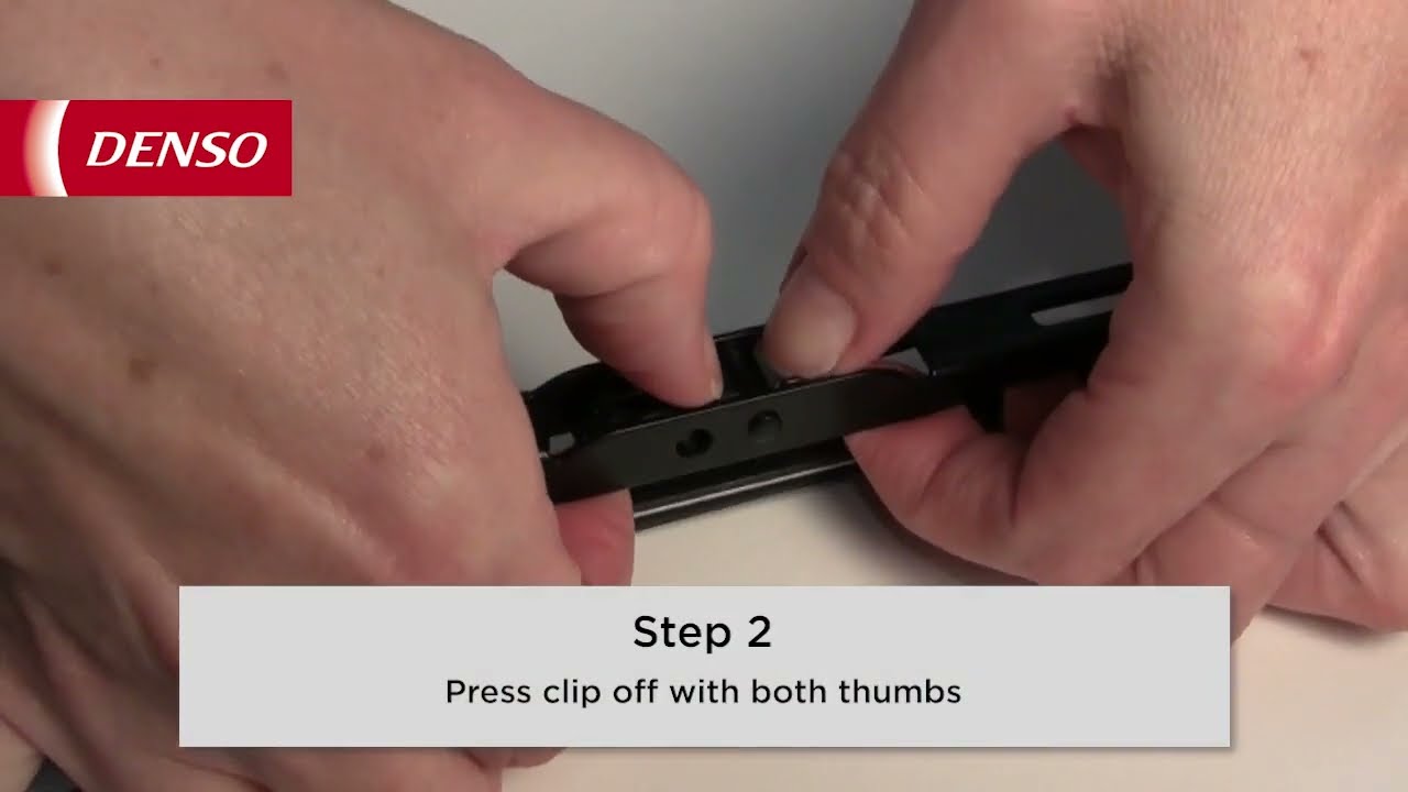 DENSO wiper blade multi-clip installation instructions