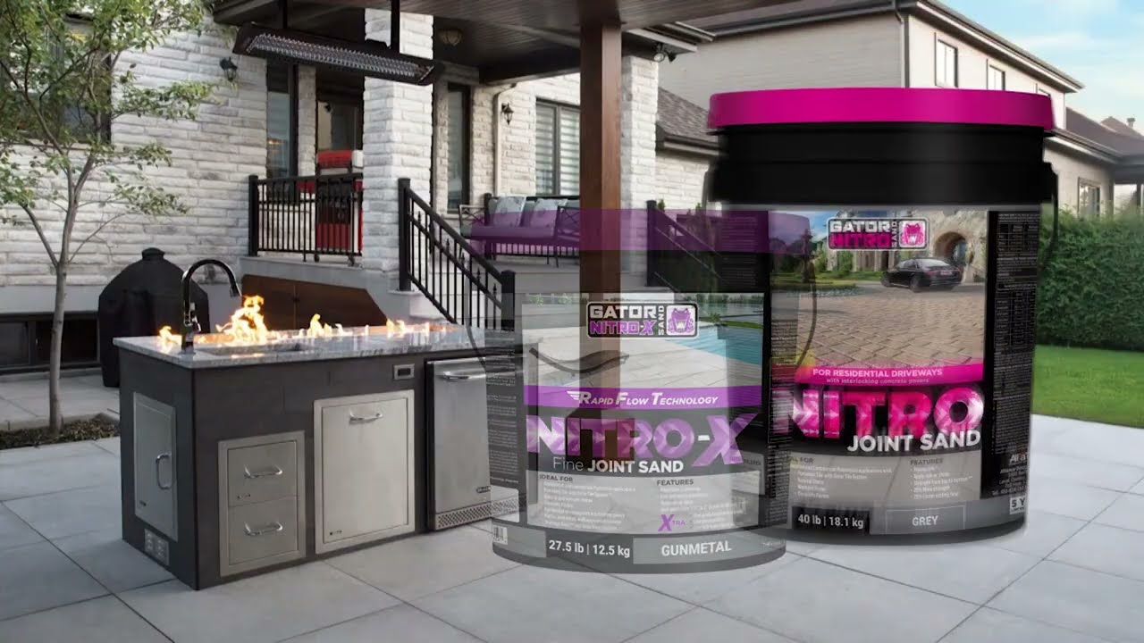 Gator Tile System with Nitro and Nitro-X Sand