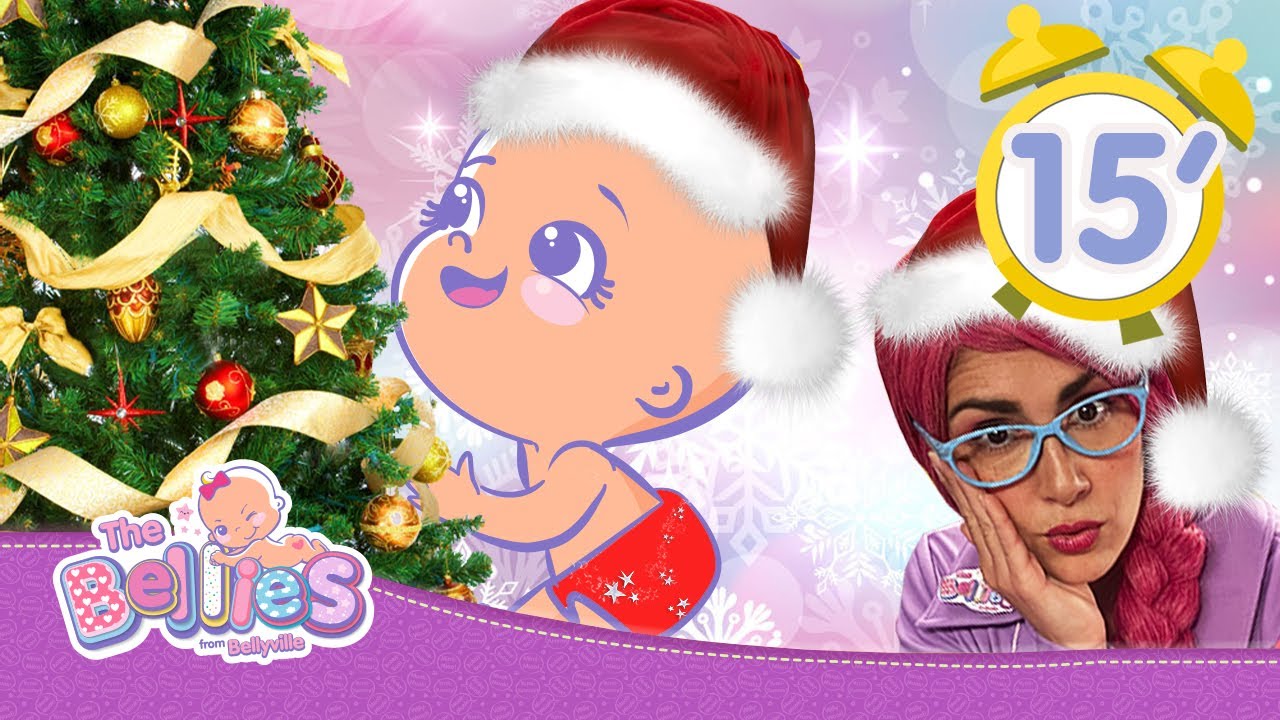🎄¡NAVIDAD con LOS BELLIES! 🎁 REGALOS y VILLANCICOS🎶MEJORES MOMENTOS (15min) Vídeos Infantiles 💖