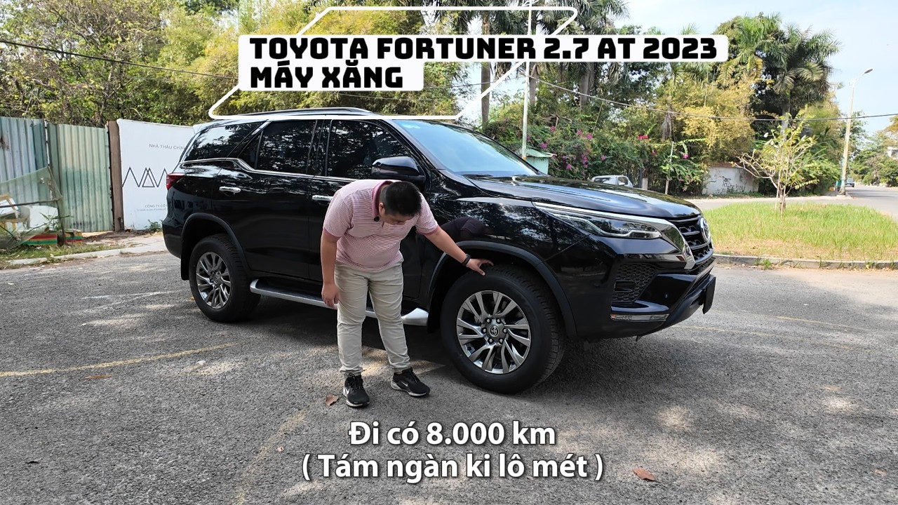 Toyota Fortuner 2.7 AT 2023 đẹp cứng đi có 8.000 km như mới #datchannel