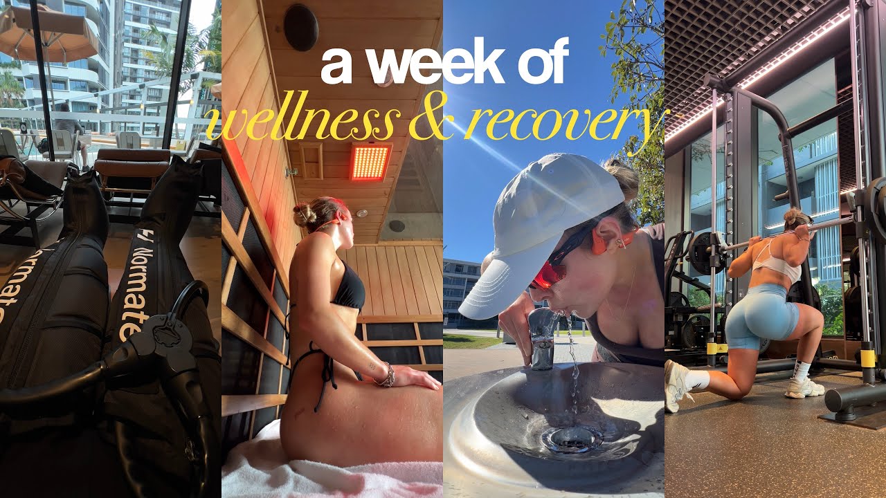 a week of wellness & recovery: marathon updates, saunas, car chats, walks, clothing haul & piano?