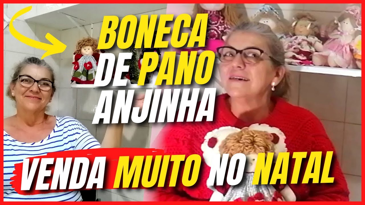 🎅Como fazer BONECA para VENDER no NATAL🎄