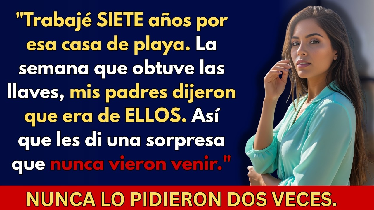 0Mis padres exigieron mi nueva casa de playa, así que les di una sorpresa en cambio.