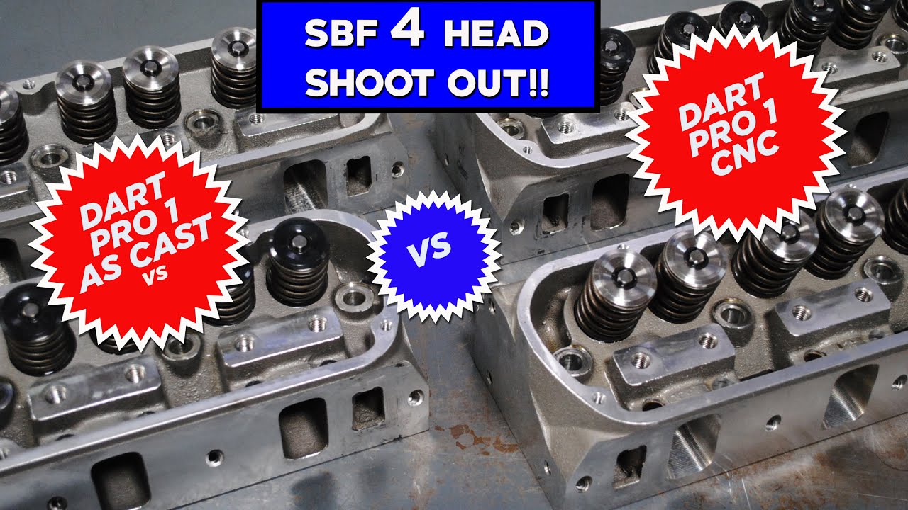 SBF HEAD TEST (DOES PORT VOLUME MATTER?) AS CAST vs CNC (THEN Nitrous)