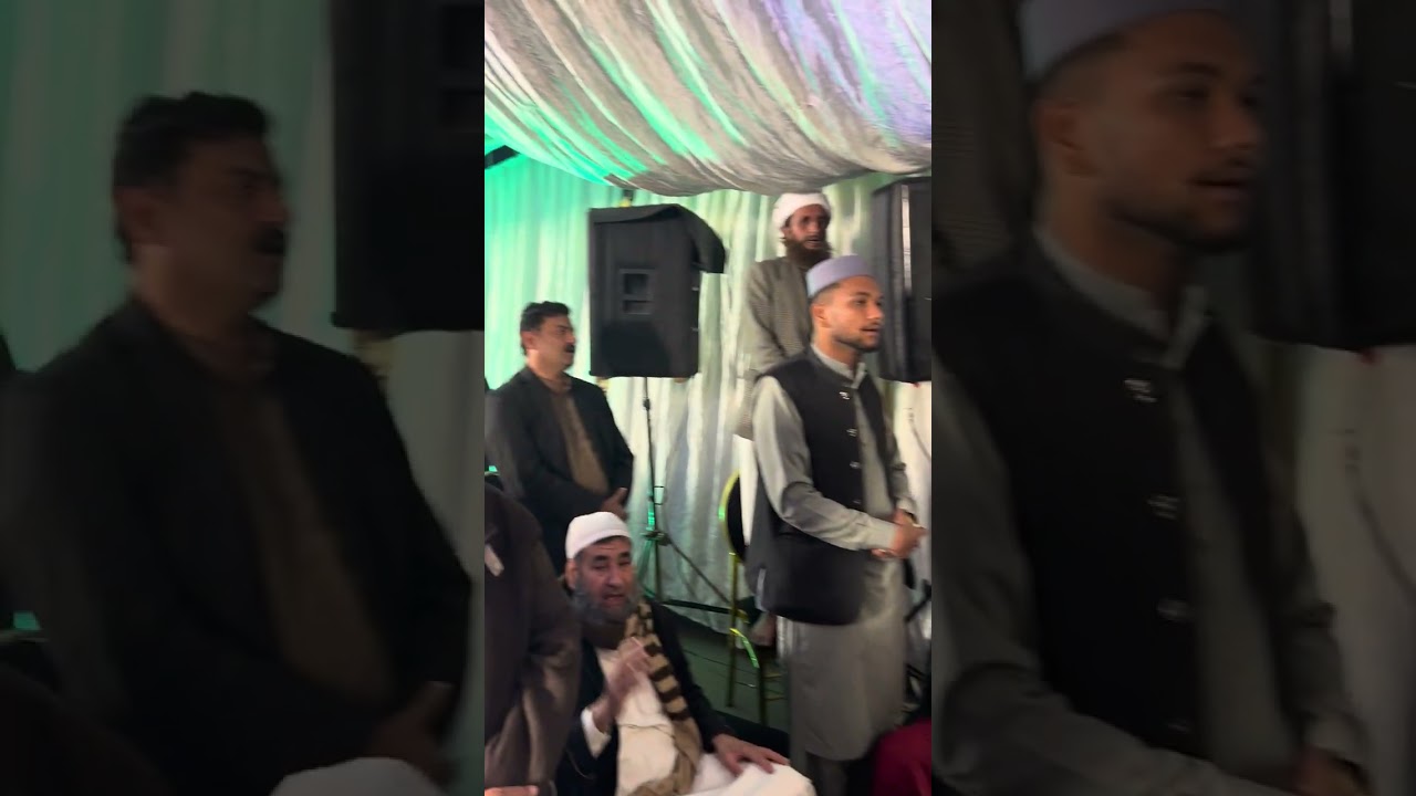 محفل پاک کے اختتام پر درود سلام پیش کرتے ہوئے 