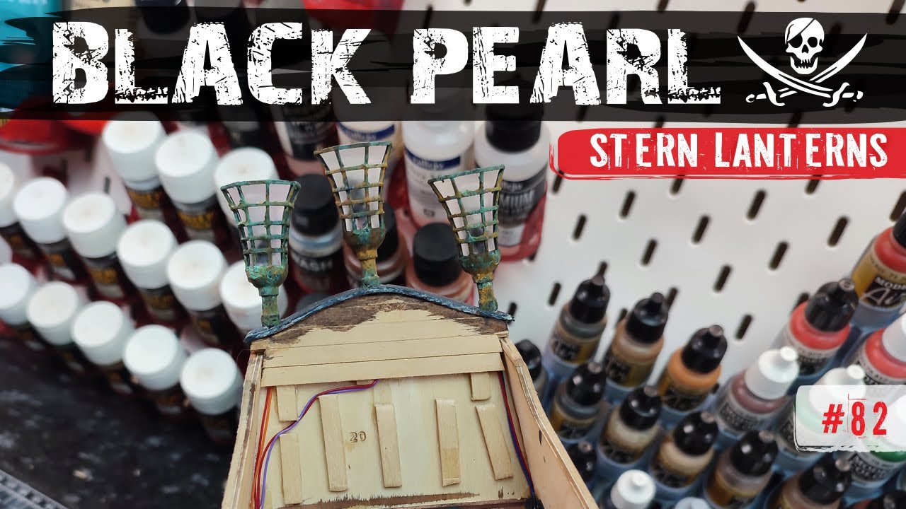 Building the Black Pearl model ship - part 82