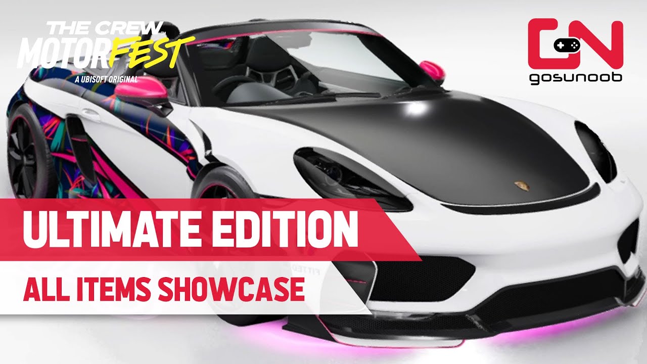 The Crew Motorfest Ultimate Edition Items Showcase - Pre-Order, Year 1 Pass, Fitted Ultimate Pack