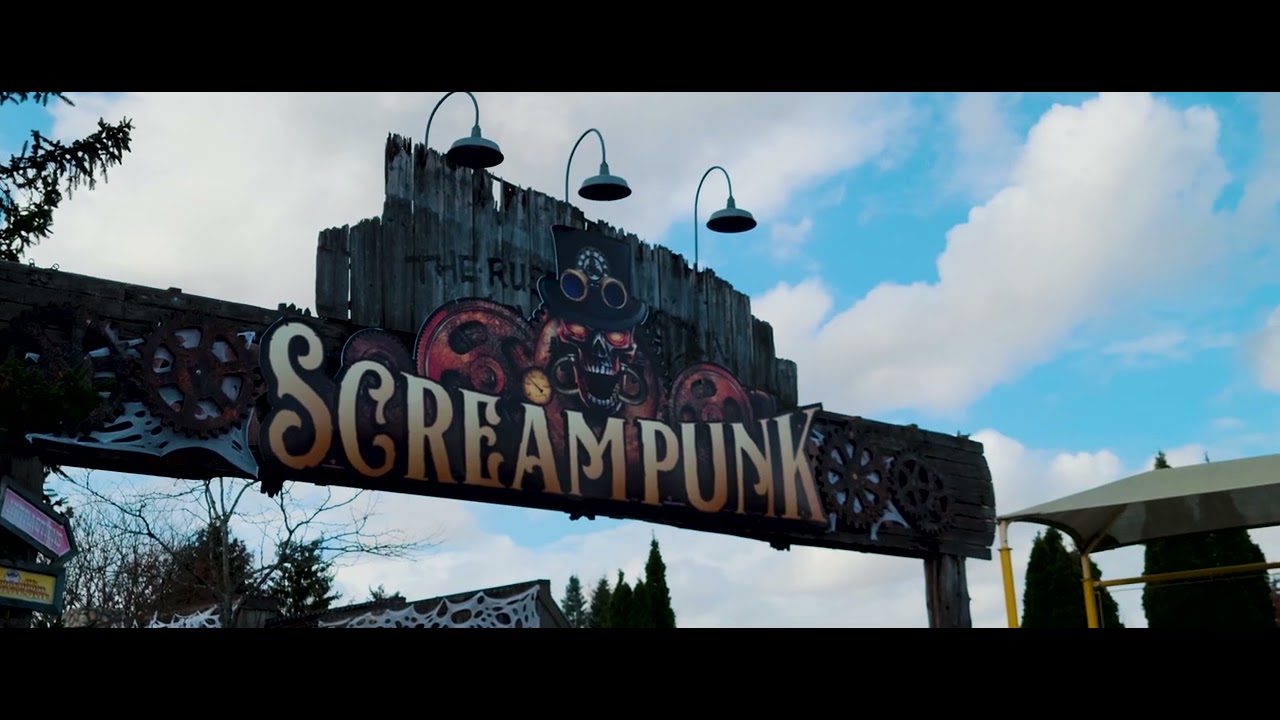 Spooky Six Flags Fright Fest- Cinematic 8K Video