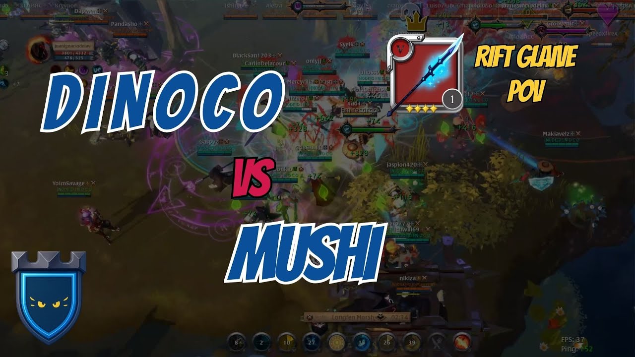 POV RIFT GLAIVE | DINOCO vs MUSHI 30% |  ALBION ZVZ