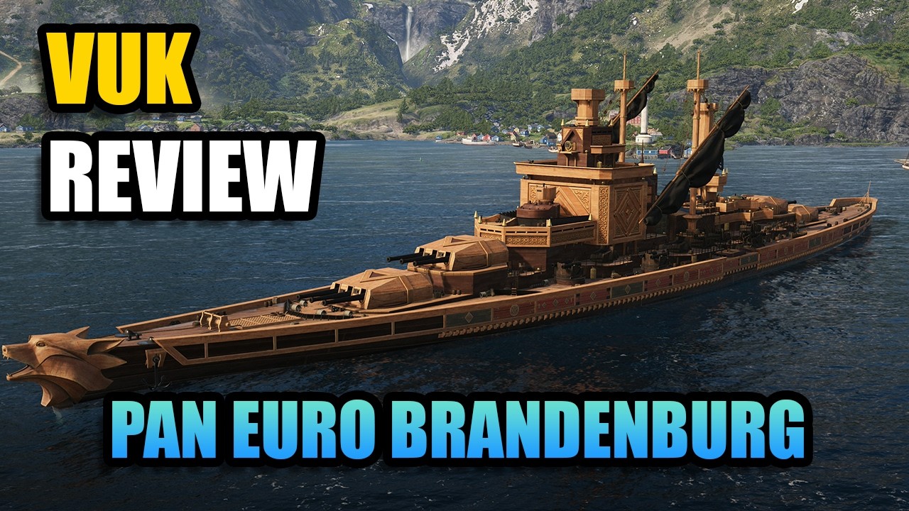 Обзор VUK | Панъевропейский линкор «Бранденбург» (WoWS Legends)