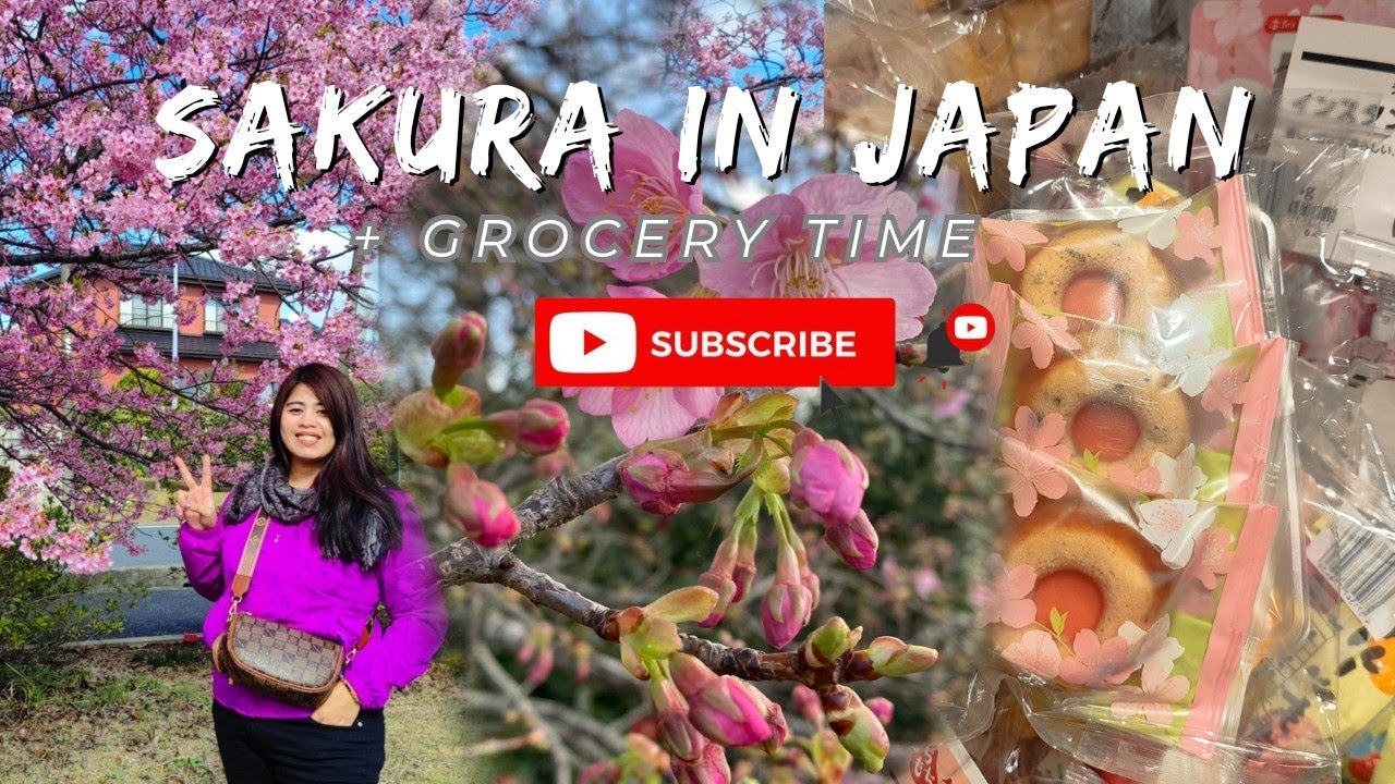 SAKURA IN JAPAN + GROCERY SHOPPING | SAMAHAN NIYO KAMI ☺️