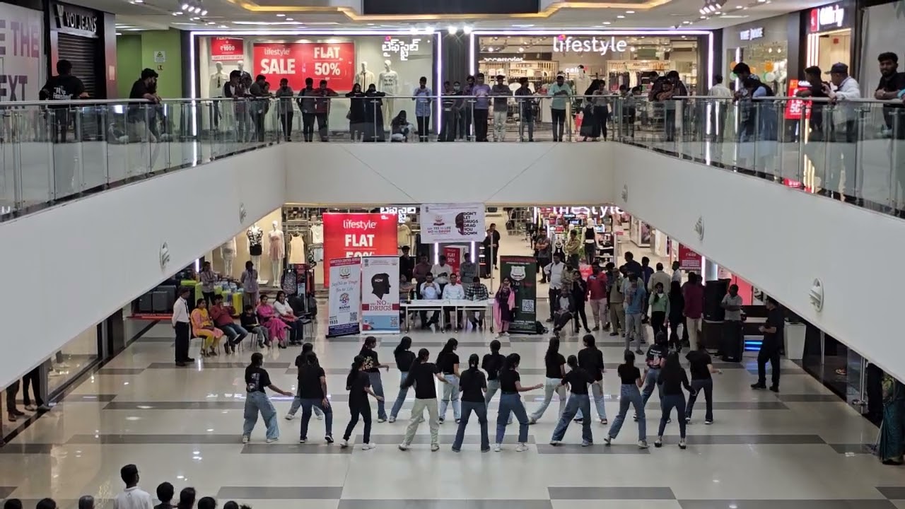 Say no to #drugsafety #drugaddiction #youthclub #mallsinindia #hyderabad #public 
