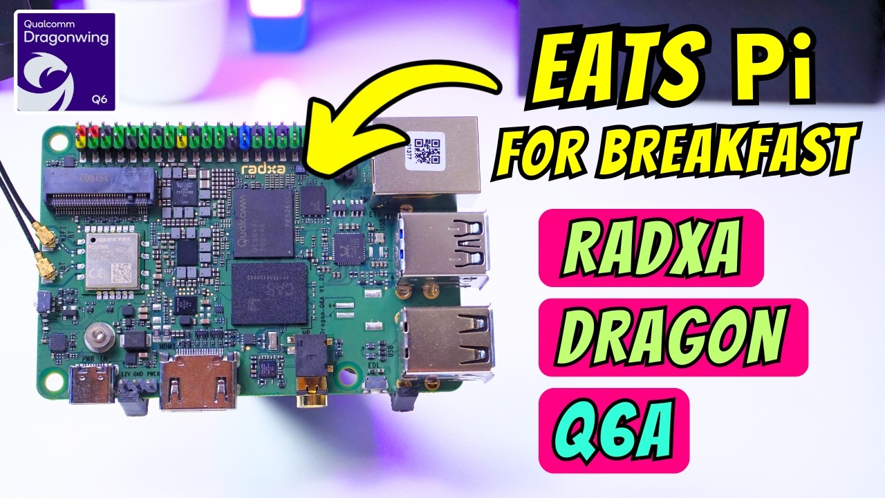 Radxa Dragon Q6A — самая быстрая альтернатива Pi 5?? Тесты производительности, тепловыделение, NV...