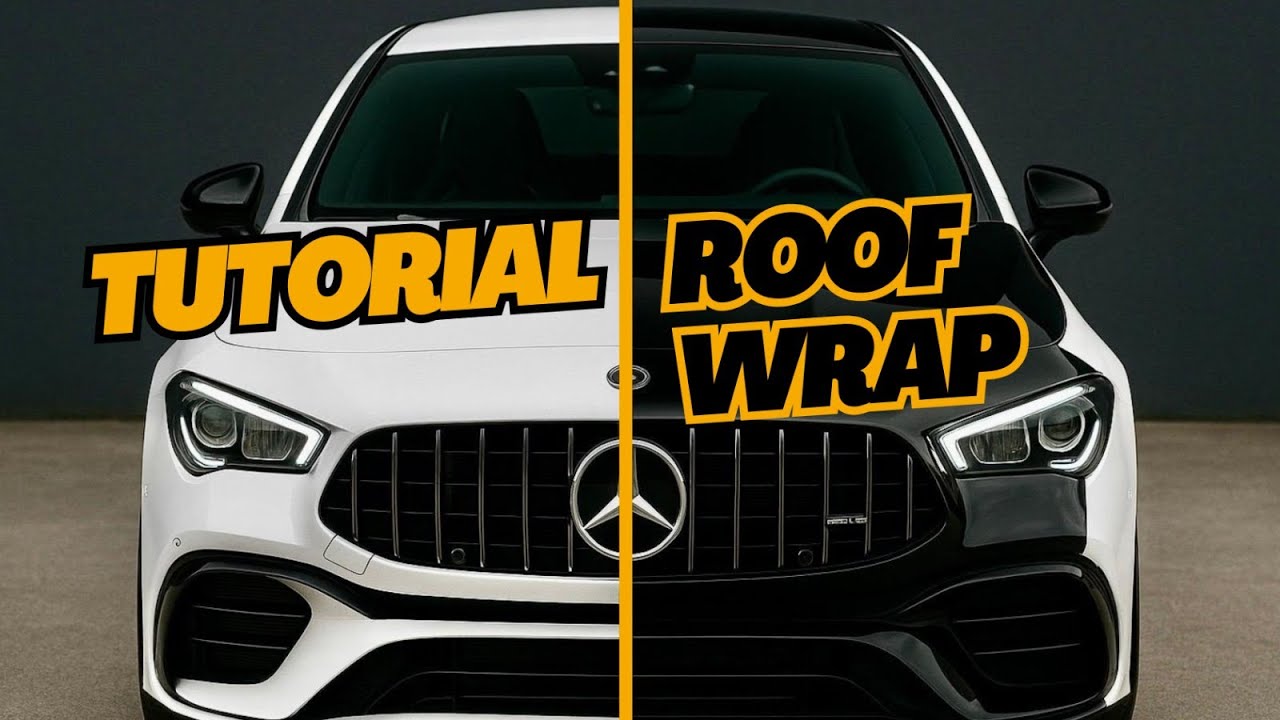 Change Roof Color with Vinyl Wrap
