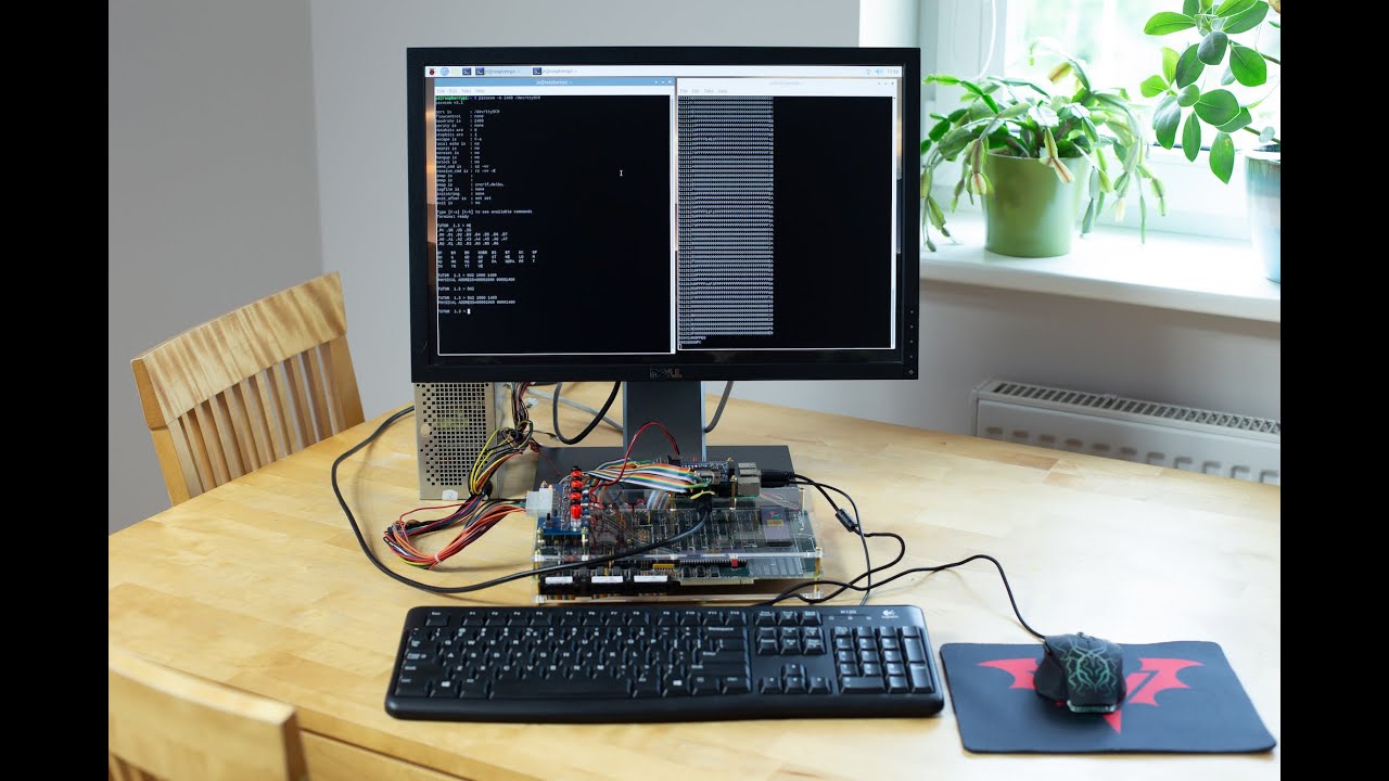 Motorola 68000 Educational Computer Board Working In Tandem With Raspberry Pi
