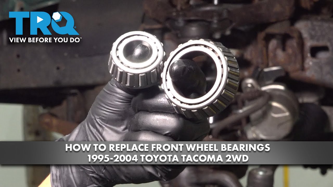 How to Replace Front Wheel Bearings 1995-2004 Toyota Tacoma 2WD