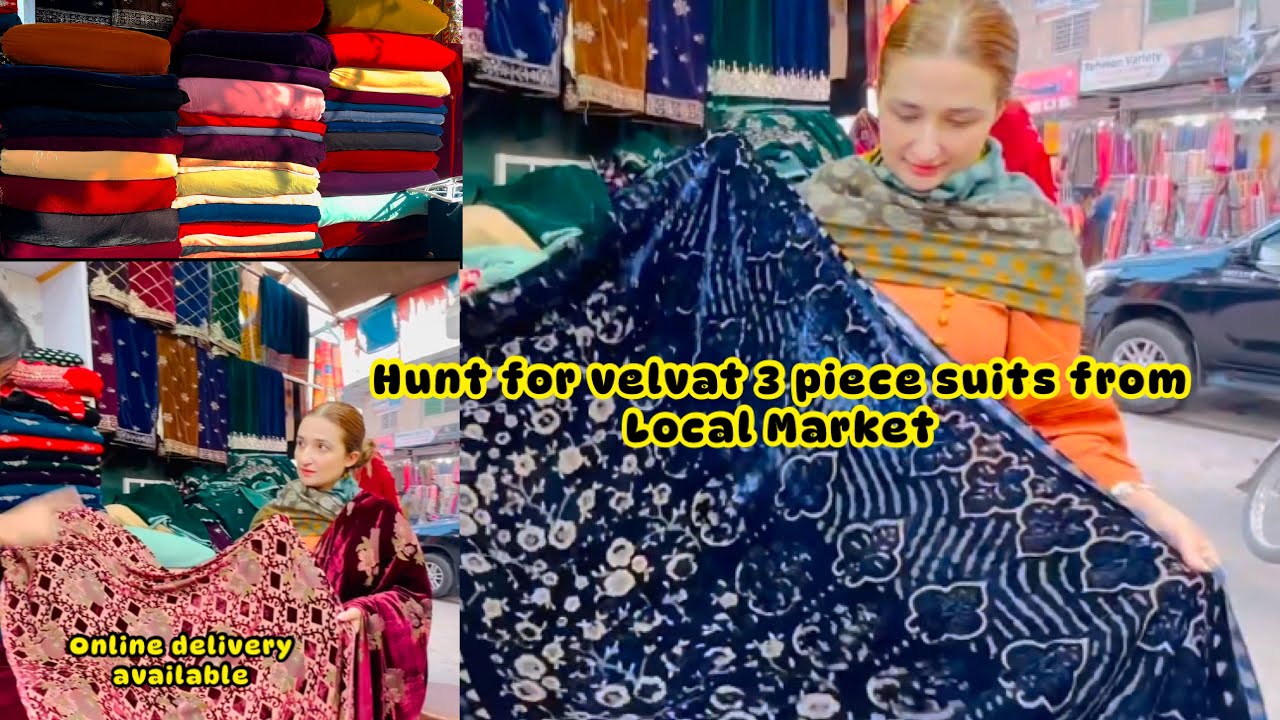 Winters Latest & Affordable 3 piece Suits in just Rs 4500 || winter Fabric Hunt From Local Market