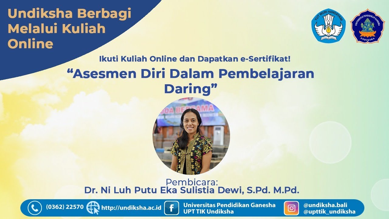 Asesmen Diri dalam Pembelajaran Daring