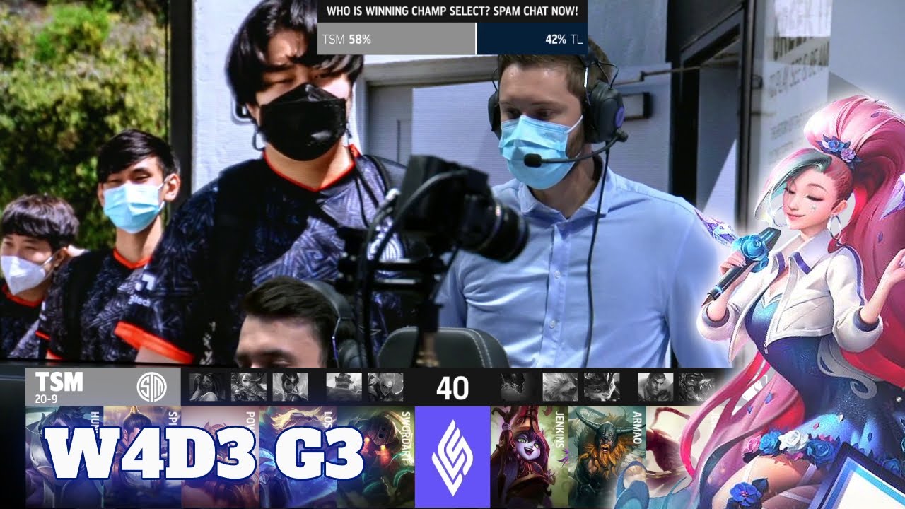 TSM vs Team Liquid | Week 4 Day 3 S11 LCS Summer 2021 | TSM vs TL W4D3 Full Game