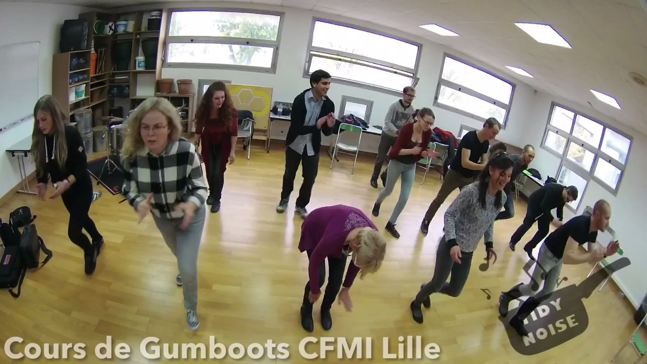 cours de GUMBOOTS     CFMI Lille