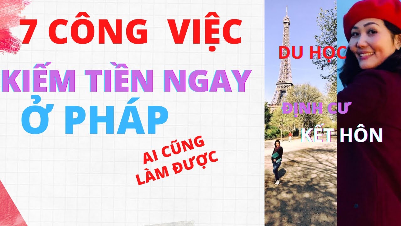 TÌM VIỆC Ở PHÁP#1|| 7 CÔNG VIỆC KIẾM TIỀN NGAY Ở PHÁP || MELISSA CUỘC SỐNG PHÁP